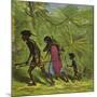 Ashanti Family Out for the Day-Ernest Henry Griset-Mounted Giclee Print