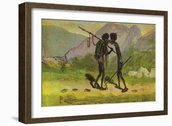 Ashanti Greeting-Ernest Henry Griset-Framed Giclee Print