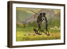 Ashanti Greeting-Ernest Henry Griset-Framed Giclee Print