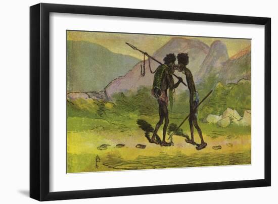 Ashanti Greeting-Ernest Henry Griset-Framed Giclee Print