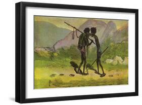 Ashanti Greeting-Ernest Henry Griset-Framed Giclee Print