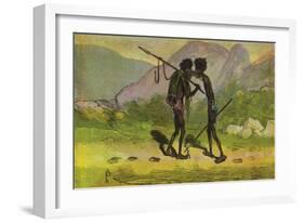 Ashanti Greeting-Ernest Henry Griset-Framed Giclee Print