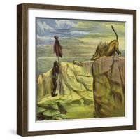 Ashanti Lion Hunt-Ernest Henry Griset-Framed Giclee Print