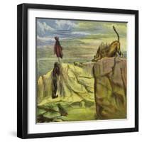 Ashanti Lion Hunt-Ernest Henry Griset-Framed Giclee Print