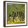 Ashanti Parliament-Ernest Henry Griset-Framed Giclee Print