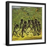 Ashanti Parliament-Ernest Henry Griset-Framed Giclee Print