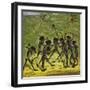 Ashanti Parliament-Ernest Henry Griset-Framed Giclee Print