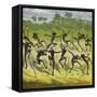 Ashanti Royal Ball-Ernest Henry Griset-Framed Stretched Canvas
