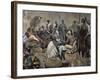 Ashanti Rulers Talking with British Officers. Ghana.-null-Framed Giclee Print