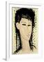 Ashanti-Amedeo Modigliani-Framed Serigraph