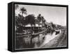 Ashar Creek Leading to the Shatt Al-Arab, Basra, Iraq, 1925-A Kerim-Framed Stretched Canvas