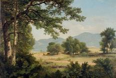 Monument Mountain-Asher Brown Durand-Framed Textured Art