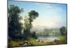 Asher Brown Durand Pastoral Landscape Art Print Poster-null-Mounted Poster