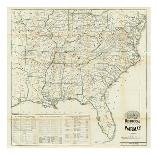 The United States Historical War Map, c.1862-Asher & Company-Mounted Art Print