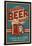 Asheville, North Carolina - Certified Beer Tester-Lantern Press-Framed Art Print