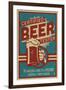 Asheville, North Carolina - Certified Beer Tester-Lantern Press-Framed Art Print