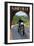 Asheville, North Carolina - Motorcycle Scene-Lantern Press-Framed Art Print