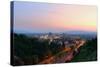 Asheville, North Carolina Skyline Nestled in the Blue Ridge Mountains.-SeanPavonePhoto-Stretched Canvas