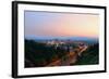 Asheville, North Carolina Skyline Nestled in the Blue Ridge Mountains.-SeanPavonePhoto-Framed Photographic Print