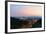 Asheville, North Carolina Skyline Nestled in the Blue Ridge Mountains.-SeanPavonePhoto-Framed Photographic Print