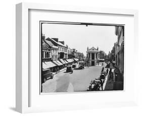 Ashford, Kent the High Street, with an Open Top Bus Signed Maidstone-null-Framed Photographic Print