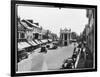 Ashford, Kent the High Street, with an Open Top Bus Signed Maidstone-null-Framed Photographic Print