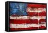 Ashley American Flag-Erin Ashley-Framed Stretched Canvas