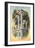 Ashley Hall, Charleston, South Carolina-null-Framed Art Print