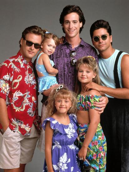 ASHLEY OLSEN; BOB SAGET; JOHN STAMOS; DAVE COULIER; JODIE SWEETIN; CANDACE  CAMERON BURE. "Full H...' Photographic Print | AllPosters.com