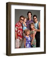 ASHLEY OLSEN; BOB SAGET; JOHN STAMOS; DAVE COULIER; JODIE SWEETIN; CANDACE CAMERON BURE. "Full H...-null-Framed Photographic Print