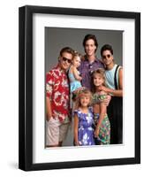 ASHLEY OLSEN; BOB SAGET; JOHN STAMOS; DAVE COULIER; JODIE SWEETIN; CANDACE CAMERON BURE. "Full H...-null-Framed Photographic Print