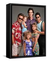 ASHLEY OLSEN; BOB SAGET; JOHN STAMOS; DAVE COULIER; JODIE SWEETIN; CANDACE CAMERON BURE. "Full H...-null-Framed Stretched Canvas