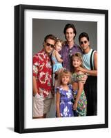 ASHLEY OLSEN; BOB SAGET; JOHN STAMOS; DAVE COULIER; JODIE SWEETIN; CANDACE CAMERON BURE. "Full H...-null-Framed Photographic Print