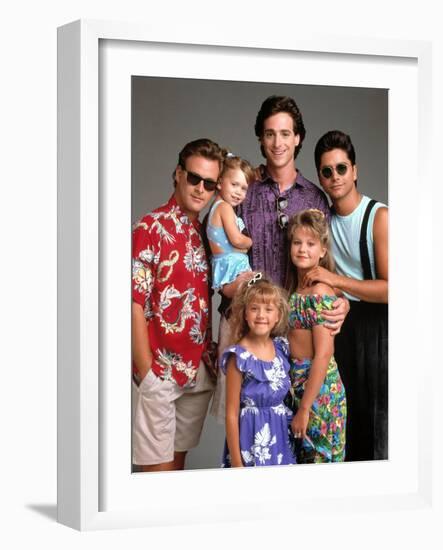 ASHLEY OLSEN; BOB SAGET; JOHN STAMOS; DAVE COULIER; JODIE SWEETIN; CANDACE CAMERON BURE. "Full H...-null-Framed Photographic Print