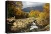 Ashness Bridge in Autumn Looking Towards Derwent-null-Stretched Canvas