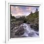 Ashness Bridge in the Lake District National Park, Cumbria, England. Autumn (September)-Adam Burton-Framed Photographic Print