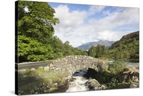 Ashness Bridge, Lake District National Park, Cumbria, England, United Kingdom, Europe-Markus Lange-Stretched Canvas