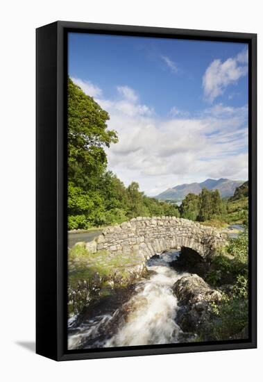 Ashness Bridge, Lake District National Park, Cumbria, England, United Kingdom, Europe-Markus Lange-Framed Stretched Canvas