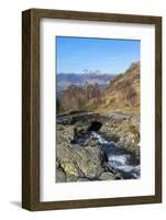 Ashness Bridge Overlooking Lake Derwentwater and Skiddaw, Keswick, Northern Lakes-James Emmerson-Framed Photographic Print