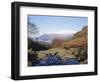 Ashness Bridge, Skiddaw in the Background, Lake District National Park, Cumbria, England, UK-Roy Rainford-Framed Photographic Print