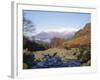 Ashness Bridge, Skiddaw in the Background, Lake District National Park, Cumbria, England, UK-Roy Rainford-Framed Photographic Print