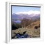 Ashness Bridge, Skiddaw in the Background, Lake District National Park, Cumbria, England, UK-Roy Rainford-Framed Photographic Print