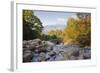 Ashness Bridge with the Skiddaw Range Near to Keswick, Lake District Nat'l Pk, Cumbria, England, UK-Julian Elliott-Framed Photographic Print