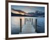 Ashness Jetty, Barrow Bay, Derwent Water, Keswick, Lake District Nat'l Park, Cumbria, England-Chris Hepburn-Framed Photographic Print