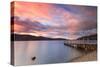 Ashness Landing at Dusk on Derwentwater, Lake District National Park, Cumbria, England, UK-Ian Egner-Stretched Canvas