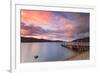 Ashness Landing at Dusk on Derwentwater, Lake District National Park, Cumbria, England, UK-Ian Egner-Framed Photographic Print