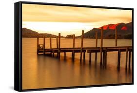 Ashness Landing, Derwentwater, Lake District National Park, Cumbria, England, United Kingdom-Ian Egner-Framed Stretched Canvas