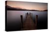 Ashness Landing Pier, Derwentwater, Lake District, UK-Dominic Byrne-Stretched Canvas