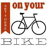 On Your Bike-AshNomad-Framed Stretched Canvas