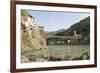 Ashrams on Banks of River Ganges, Lakshman Jhula, Rishikesh, India-Tony Waltham-Framed Photographic Print